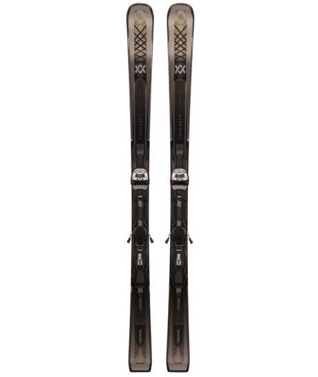 PeregrineV-Werks_LR13FRVwerks-Pair of skis with bindings on a white background
