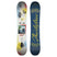 PermanentVacation- Two views of a snowboard with artistic designs on a white background