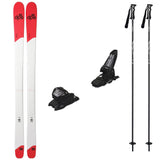 Pisteworks89w_Griffon13- Ski package on a white background