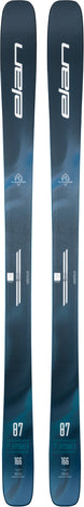Playmaker87- Blue skis on a white background 