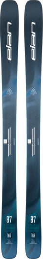 Playmaker87- Blue skis on a white background 