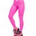 PocketRibTights-Pink leggings worn by a person on a white background