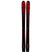 Poisson-Red and black skis on a white background