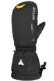PowderKing2.0Mitt-Black mitten with a visible brand logo on a white background