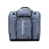 PowderTrekker- Light purple and blue bag with 'Kulkea' branding on a white background