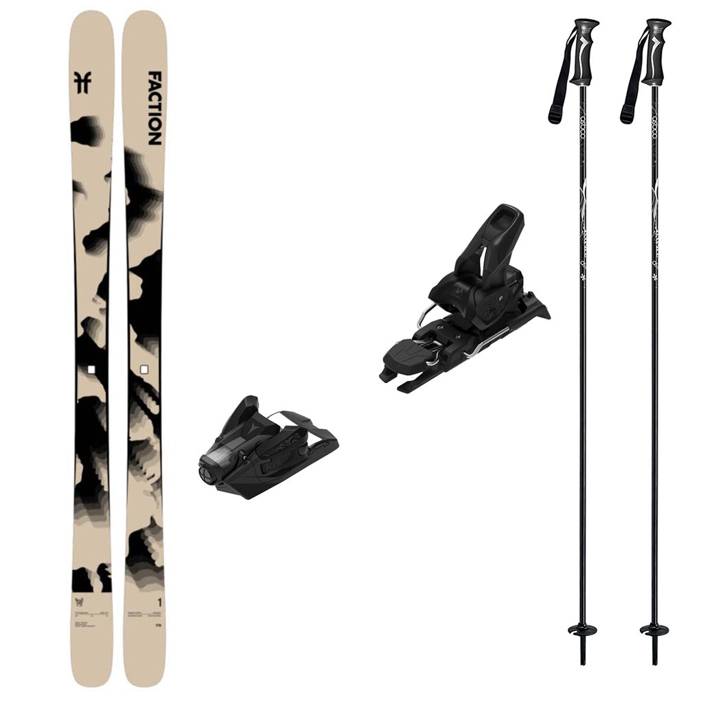 Prodigy1w_Strive12- Ski package on a white background