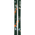 Prodigy2Capsule- Two green Faction skis with artistic designs on a white background