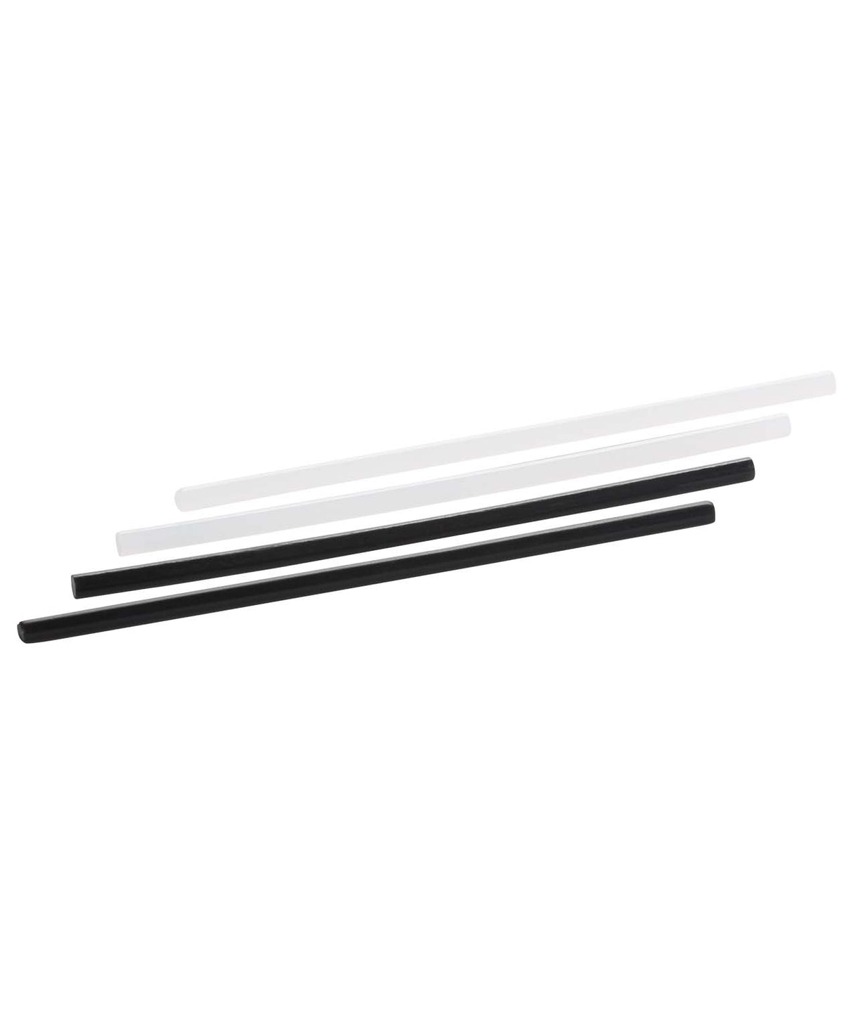 PtexSticks- Black and clear Dakine Ptex Sticks on a white background
