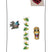 PublicGuestGeneral-Snowboard topsheet with various stickers and graphics on a white background