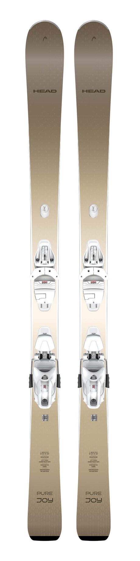 PureJoy_Joy9- Gold ski on a white background