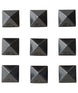 PyramidStuds-Black stomp pad on a white background