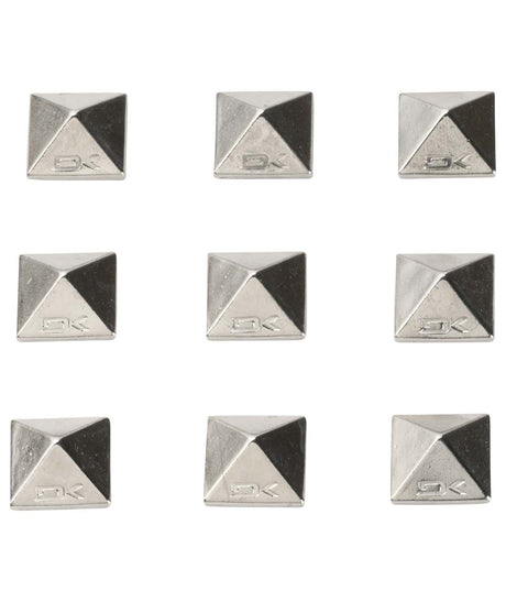 PyramidStuds-Chrome stomp pad on a white background