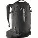 QST25-Black Salomon backpack on a white background