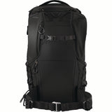 QST38-Black Salomon backpack on a white background