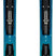 Arcade W 84-Pair of Rossignol ski with bindings on a white background
