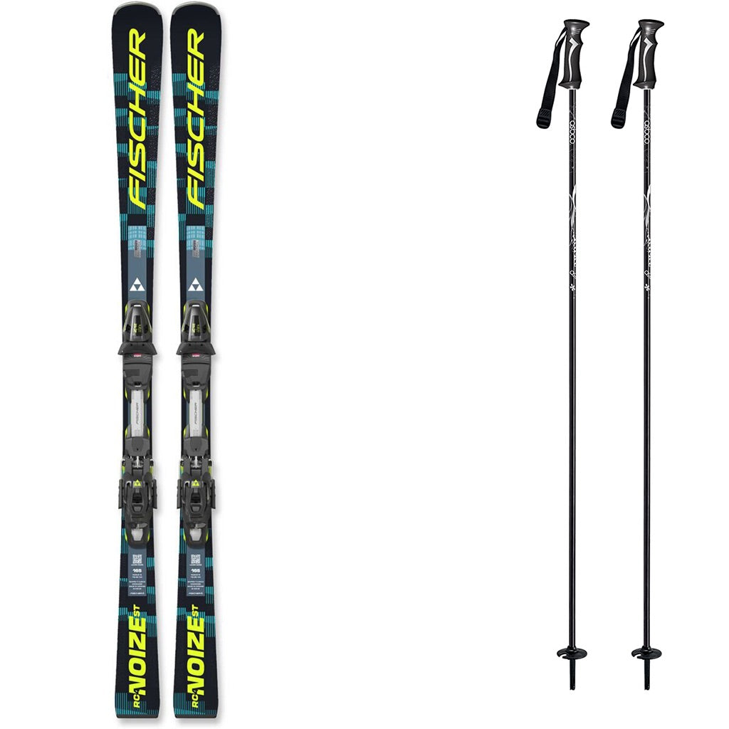 Fischer RC4 Noize ST Adult Skis 2027 with RC4 Z12 GW Powerrail System Bindings Ski Package