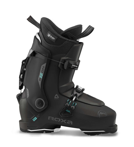 REZON85W- Black ski boot on a white background