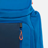 RacerBag- Blue and orange bag on a white background