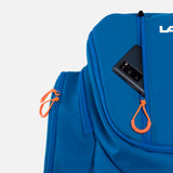 RacerBag- Blue and orange bag on a white background