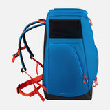 RacerBagSmall- Blue and orange bag on a white background