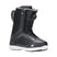 Raider- Black and white snowboard boot on a white background