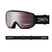 Rally-Smith goggles with black frame and purple lenses on a white background