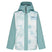 MRangeRCJacket2.0-Light blue and white patterned jacket with hood on a white background