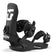 Ranger-Black snowboard binding with 'Union' branding on a white background