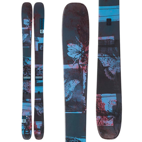 Reckoner102W- Pair of skis on a white background