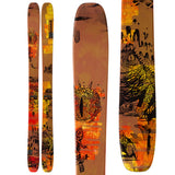 Reckoner110- Pair of skis on a white background