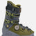 Recon130BOA- Gray and green ski boot with 'Recon' branding on a white background