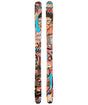 Revolt104Flat-Colorful skis with artistic design on a white background
