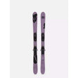 RevoltJrUrban-Pair of purple skis with bindings on a white background