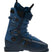Revolve-Blue ski boot with black accents on a white background