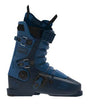Revolve-Blue ski boot with black accents on a white background