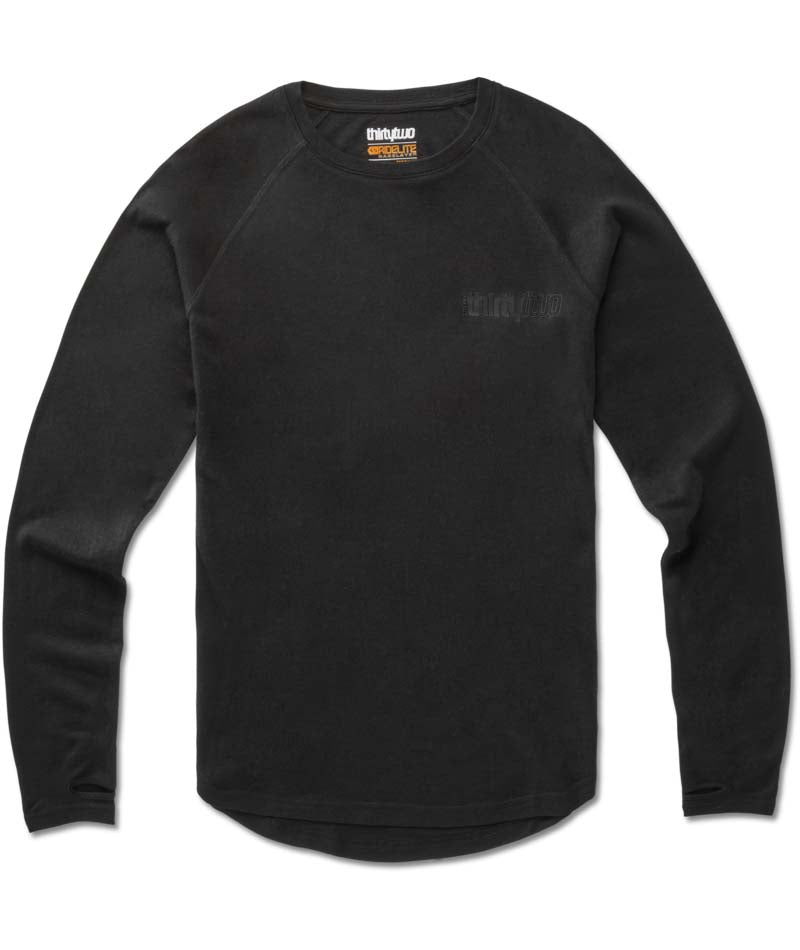 RideliteMerinoL_SShirt-Black pants on a white background