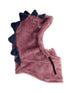 RidgeHoodKids-Children's dinosaur-themed hooded on a white background