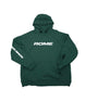 RidingHoodie-Green hoodie with 'ROME' branding on a white background