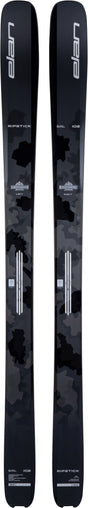 Ripstick102BlackEdition- Black ski on white background