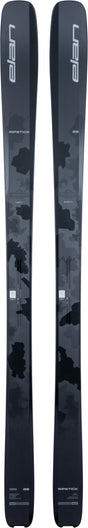 Ripstick88- Black and grey ski on a white background