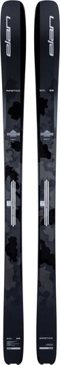Ripstick88BlackEdition- Black ski on white background 