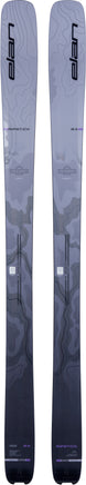 Ripstick94W- Purple skis on a white background 