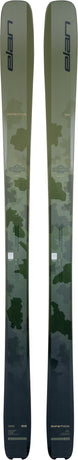 Ripstick96- Green ski on a white background