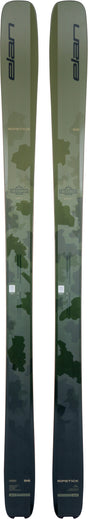 Ripstick96- Green ski on a white background