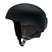 Rodeo-Black helmet with a strap on a white background