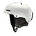 Rodeo-White helmet with black straps on a white background