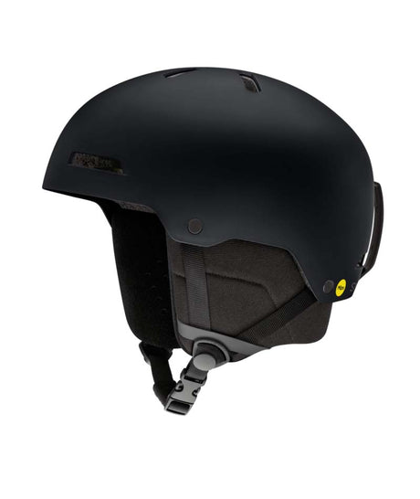 RodeoMips-Black helmet with a visible brand logo on a white background