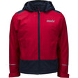 RookieKidsJacket- Black and red kids jacket on a white background