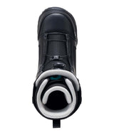 Rosko- Black snowboard boot on a white background