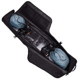 RoundTripRollerSBBag-Long black snowboard bag on a white background